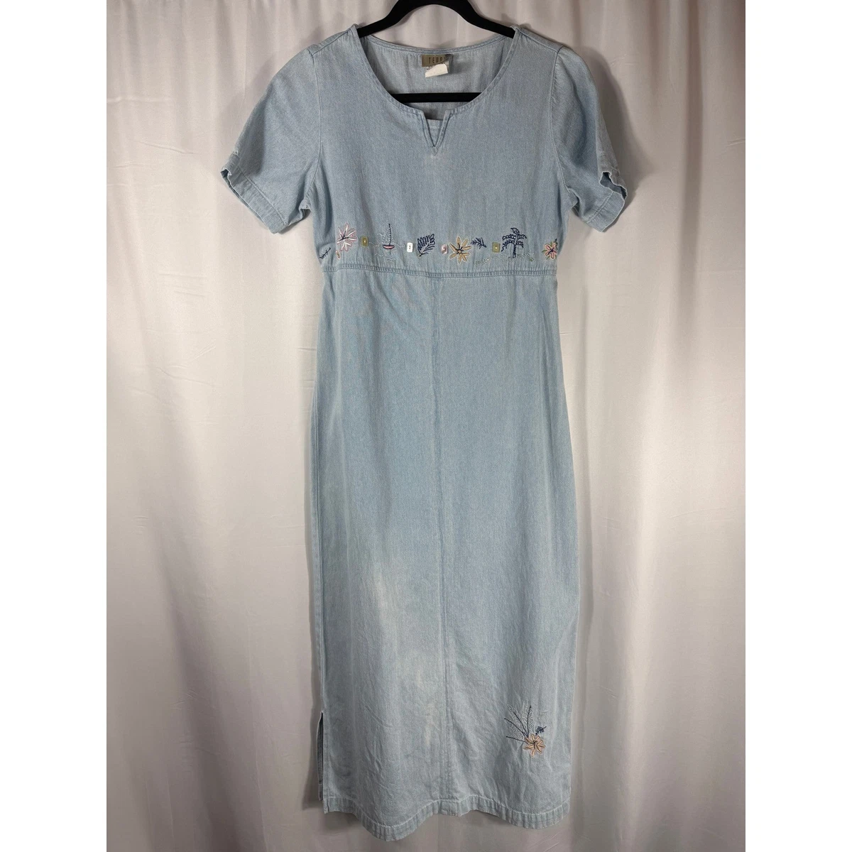 Empire Waist Blue 1990s Vintage Dresses for Women for sale | eBay