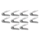 Periea Shoe Stackers Pack of 10 Adjustable Shoe Storage Slots Space Saver Grey