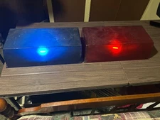 Federal Signal Twin Sonic Red And Blue Dome