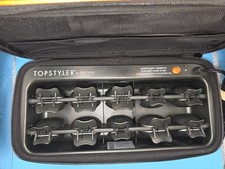 TopStyler by InStyler Heated Ceramic Styling Shells Hair Curlers  Case