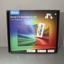 Govee TV Backlight 3 Lite 75-85 inch RGBICW TV LED Lights w/ Camera Matter H6099