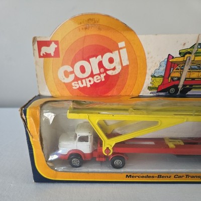 箱付き CORGI jr Car Transporter Corgi Super Juniors 2015 Mercedes Benz Car Transporter. | eBay