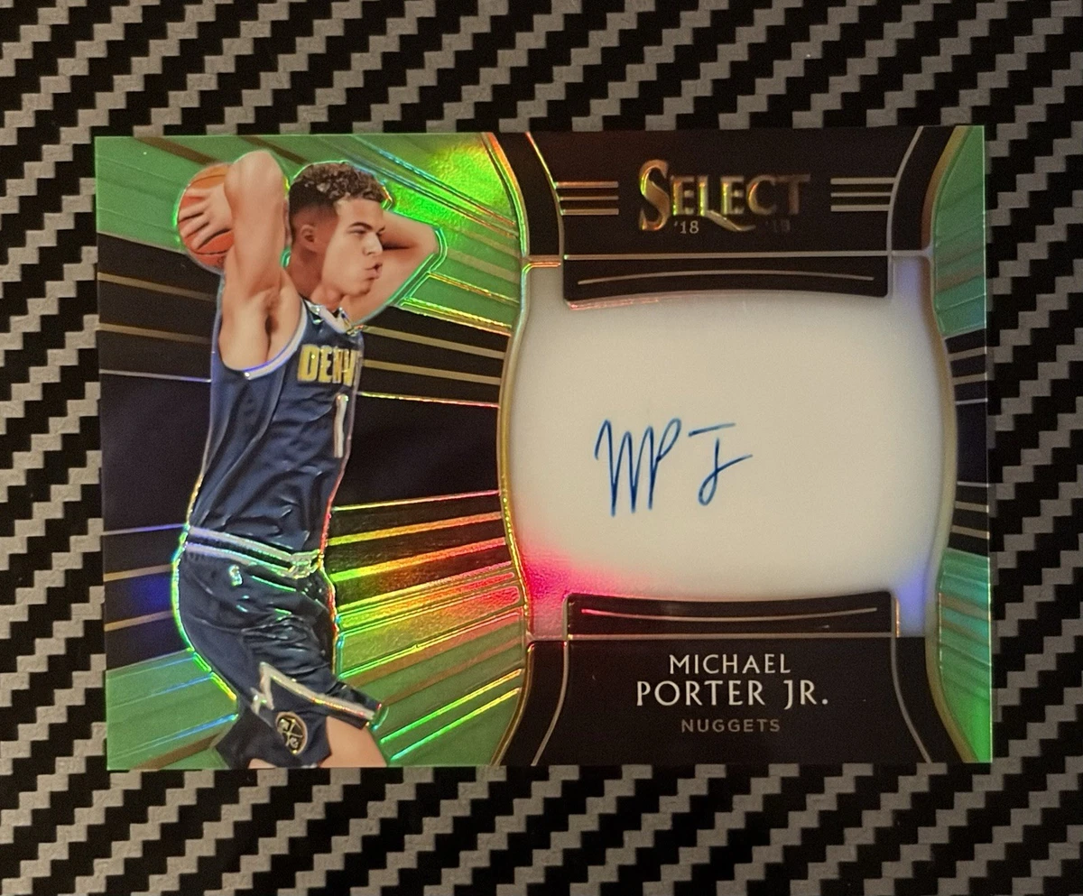PSA 10 】 Michael Porter Jr /99 RC ルーキー Auto Neon Green Prizm