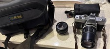 Minolta SRT 201 Camera with 50mm F2 & Tele 135mm 2.8 Minolta Lenses Tested Read