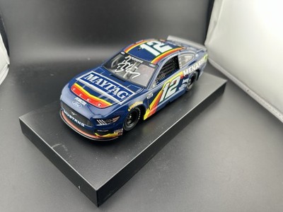 2020 Ryan Blaney SIGNED #12 Menards / Maytag Throwback ELITE 1/24 Diecast PA COA