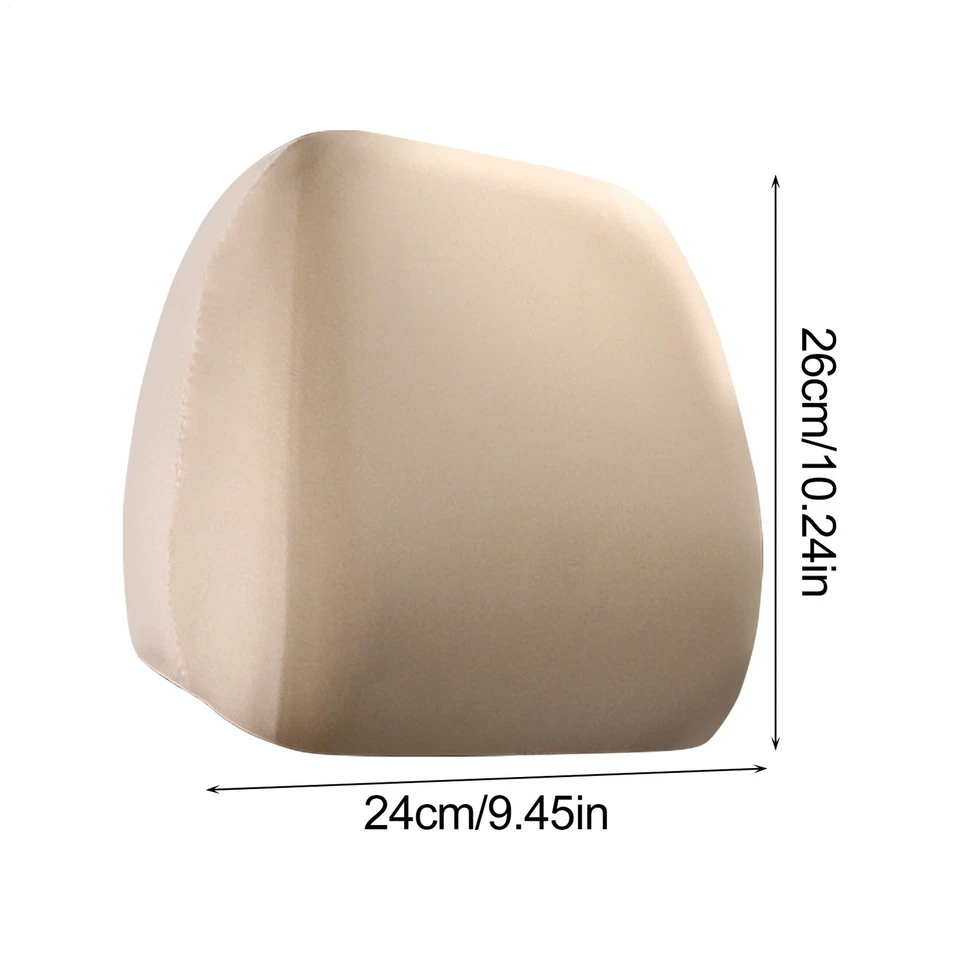 Capa de encosto de cabeça de alta resiliência para proteção de couro de assento de carro fácil de limpar - Imagem 3 de 4