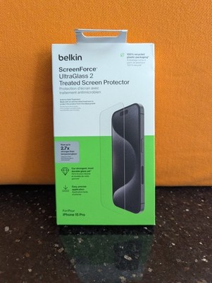 Belkin VETRO ULTRAGLASS ANTIMICROBICO PER IPHONE 15 PRO Apple iPhone OVA133ZZ