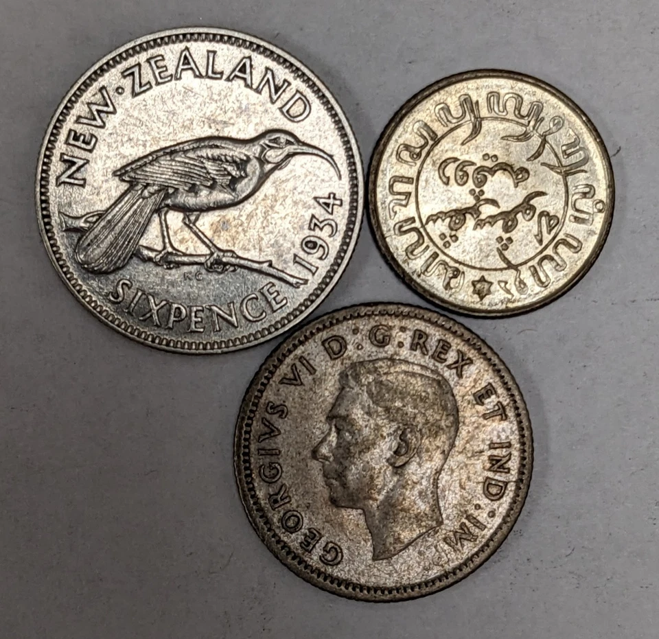 Different Countries Silver Coins Lot of 3 - Image 2 of 3