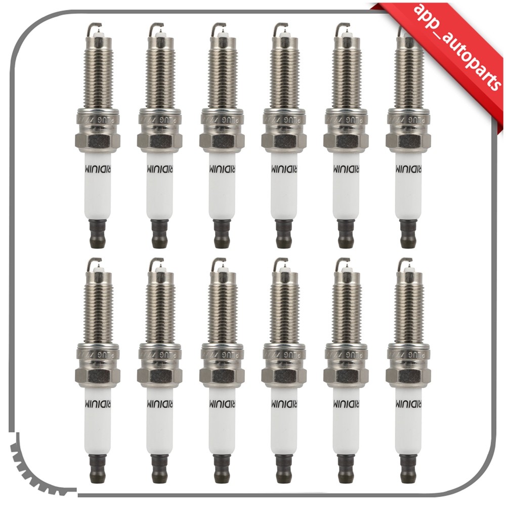 Spark Plugs For Audi A8 Quattro 2012-2016 6.3L  12Pcs IridiumPlatinum