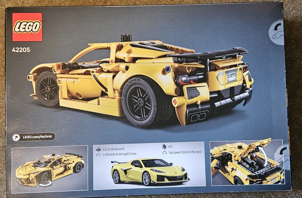 LEGO Technic 42205 Chevrolet Corvette Stingray, photo 3 of 3