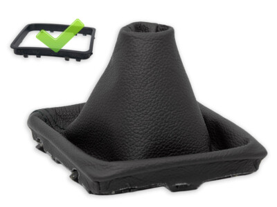 Cuffia Leva Cambio Mercedes SLK R171 - 100% Vera Pelle Nero, Per Cambio Manuale 2004-2011 - Foto 6