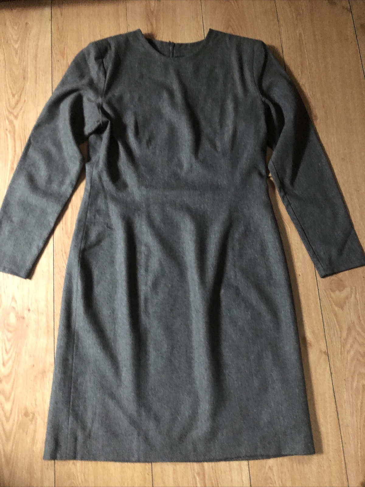 Abito da donna in velluto a coste Yves Saint Laurent vergine lana e cashmere taglia 10 S