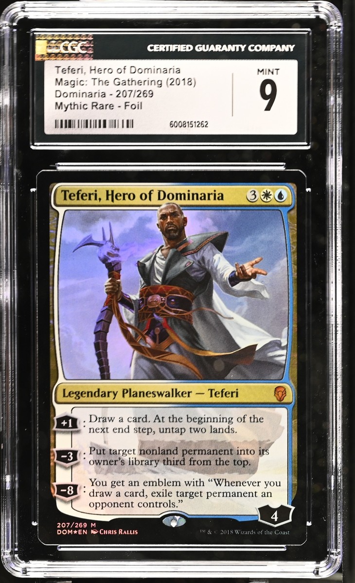 TEFERI, HERO OF DOMINARIA Dominaria Foil Mythic CGC 9 MTG