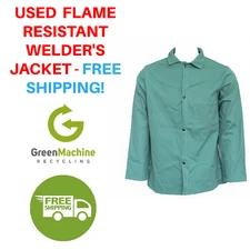 Used Flame Resistant FR Welder's Jacket Cintas, RedKap, Unifirst, Bulwark etc