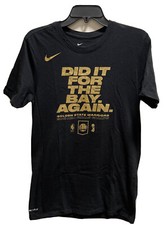 Golden state warriors women  s t shirt small short sleeve nike