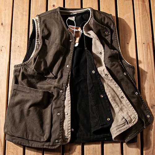 New Men Cargo Waistcoat Fishing Vest Multi Pocket Work Sleeveless Outdoor Top - Picture 12 of 21