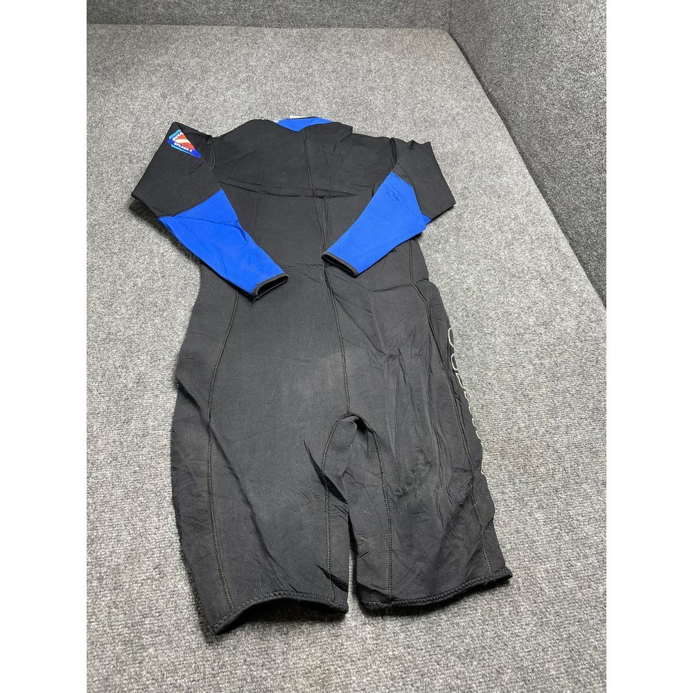 Oceanic Men's Black & Blue Wet Dive Suit Long Sleeve Zipper