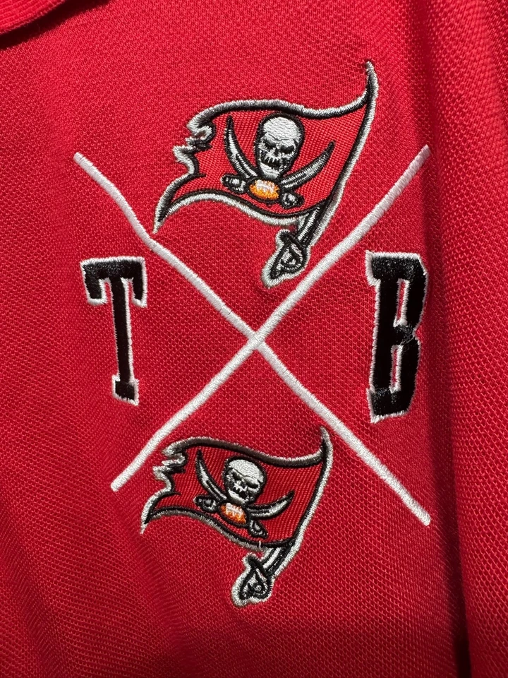 Camiseta polo de rugby de los Tampa Bay Buccaneers de la NFL - talla XL Foto 4 de 4