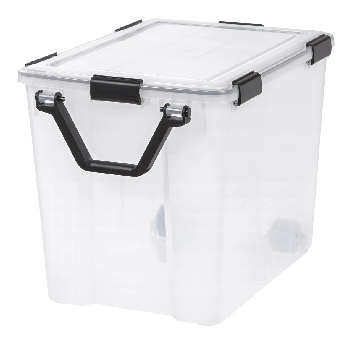 IRIS Weathertight Storage Box, 62 Quart - Clear