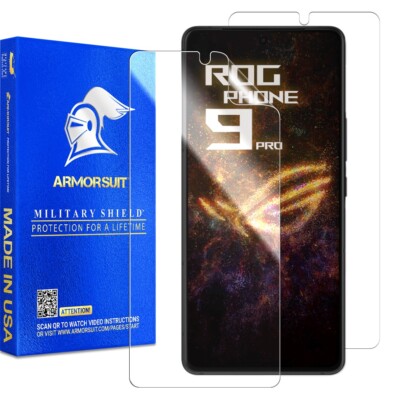 [2 Pack] ArmorSuit MilitaryShield Screen Protector for Asus ROG Phone 9 Pro / 9