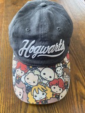 Harry Potter Hogwarts Hat Strap Back Ball Cap Authentic Collector Hat