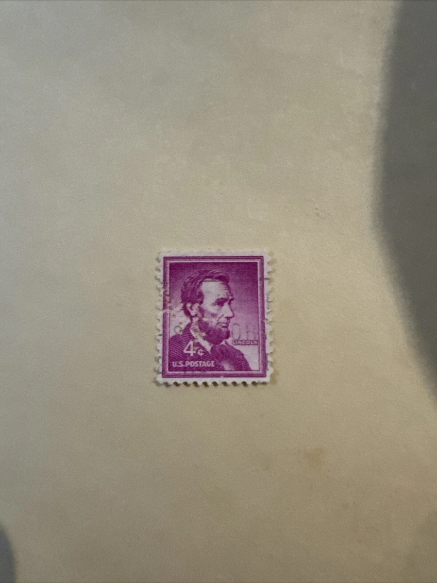 4 Cent Lincoln Stamp In Used Us Stamps (1901-Now) for sale | eBay