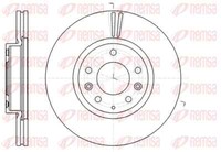 Remsa 2X Bremsscheibe Vorne Ø300Mm BelüFtet FüR Mazda 6 Kombi GH