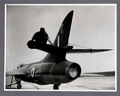 HAWKER HUNTER F4 WV266 BESCHLAG AUFZUGSSCHLÖSSER RAF SYLT LUFTFAHRTMINISTERIUM FOTO 35