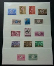 Malaisie Népal Birmanie Ceylan Inde Vietnam Pakistan UIT 1965 (timbre lot MNH...