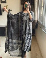 GORGEOUS KURTI PENT DUPATTA SET FOR INDAIN WOMEN DRESS WITH BEAUTIFUL DESIGN