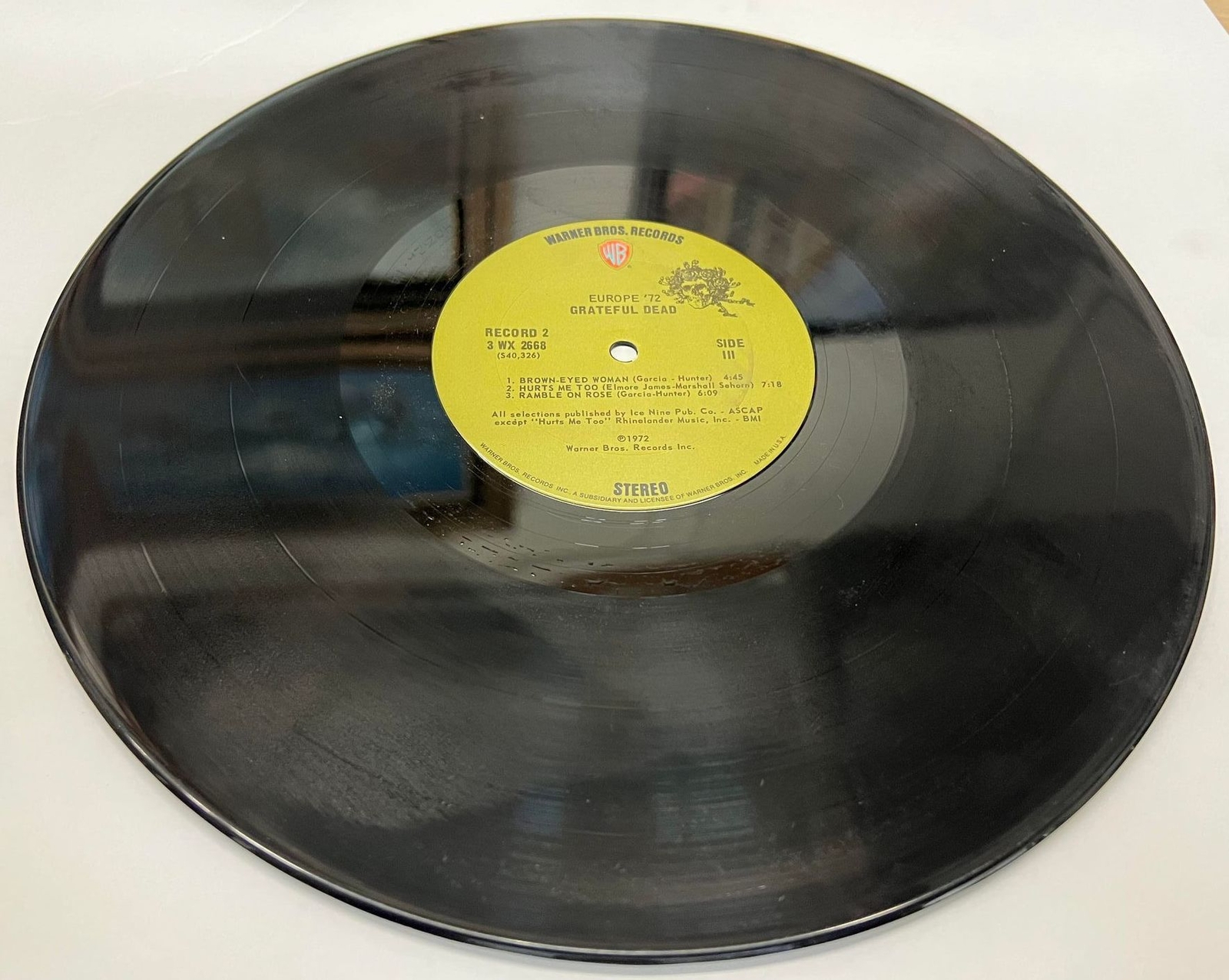 Grateful Dead Europe '72 3x Vinyl 1972 Warner Bros. Records 3WX 2668 ...