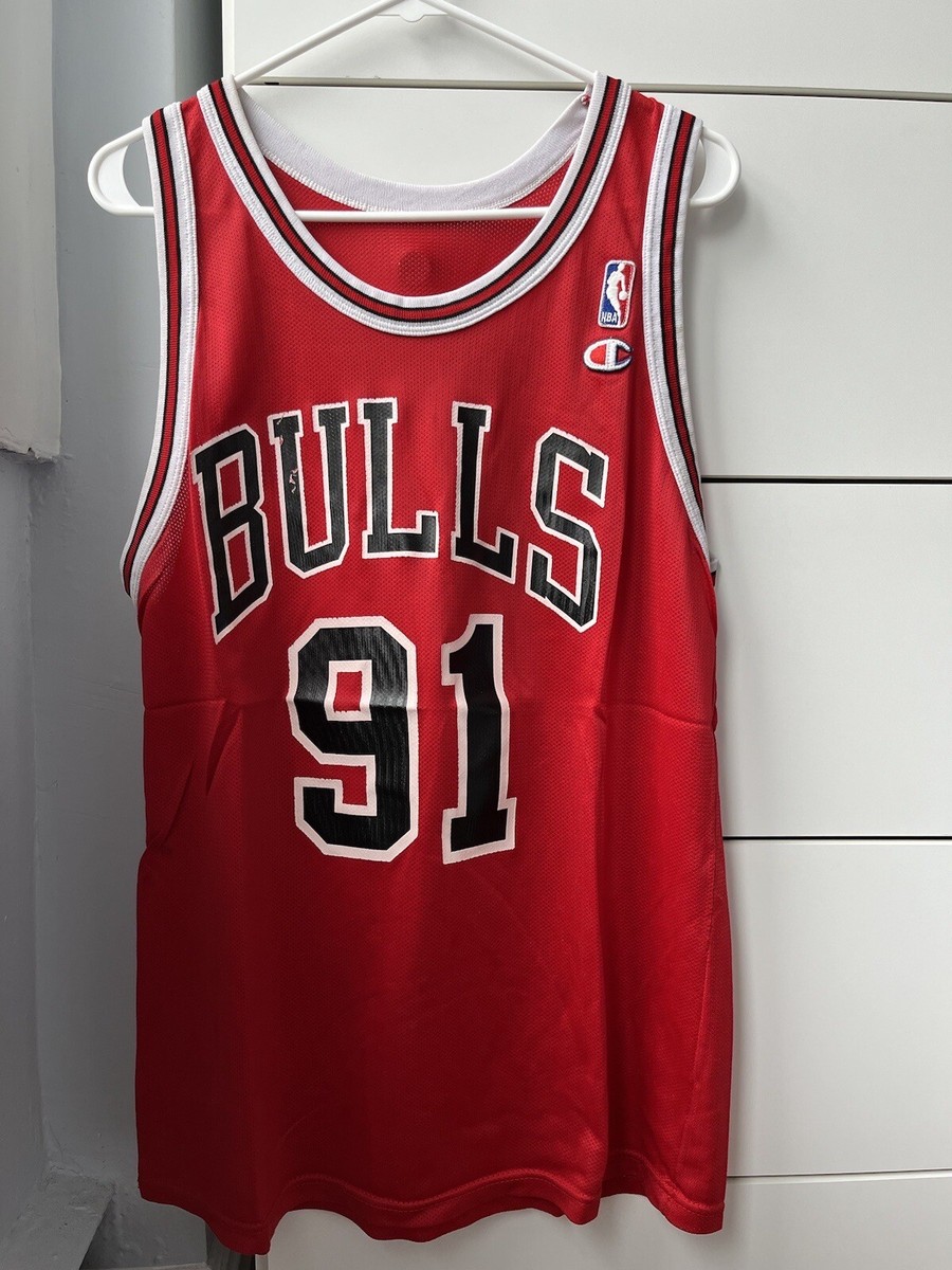 シカゴ・ブルズ ロッドマン 91 XL VINTAGE Dennis Rodman #91 Chicago Bulls Size 44 Large **No