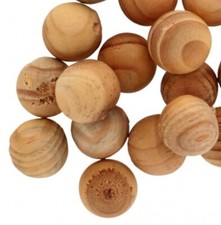 16pcs Wood Moth Balls Natural Repellent Clothes Wardrobe Drawer Chemical Free