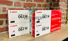 Canon 067H Toner Cartridge Set 4 Colour Black, Cyan, Magenta, Yellow 