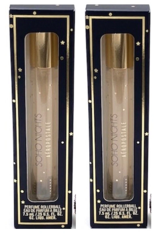 RARO Aéropostale Soho Nights Perfume Fragancia Rollerball .25 fl oz 2 Artículos + BOLSA Foto 2 de 3
