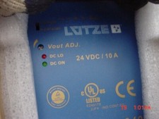 Lutze DRA240-24B Power Supply New in Box Rail Mountable Switching Power Supply
