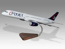 Boeing 757-200 Flyjet Desk Wood Airplane New Model Large Scale 1/100
