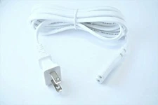 [UL Listed] OMNIHIL White 5 Feet Long AC Power Cord Compatible with SONOS BEAM