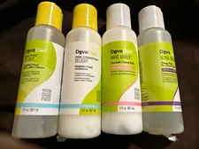Lot Of Deva Curl Low Poo Delight One Condition Delight Wave Maker Gel 3oz Each 