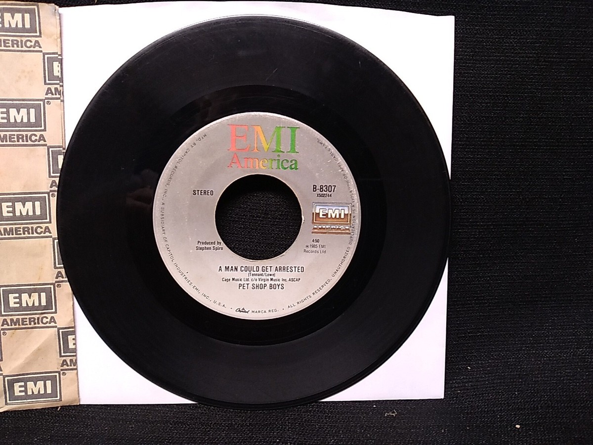 Pet Shop Boys West End Girls / A Man could get Arrested 45