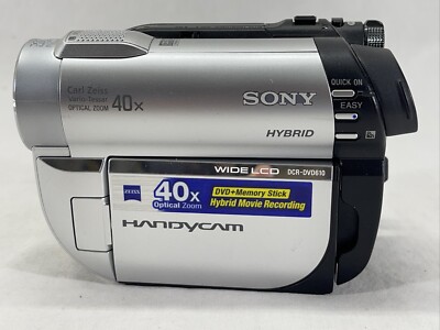Sony DCR-DVD610 Camcorder - Black/Silver DCRDVD610 AS IS FOR PARTS