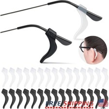 20 Pairs Anti-Slip Silicone Glasses Ear Clips Retainers Sports Eyewear New