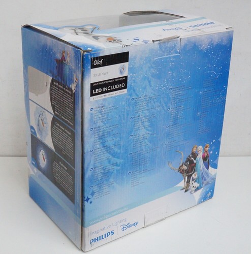 Frozen Disney - Olaf Lampada - Luce notturna 3D Led Light con Adesivo Ghiacci... - Foto 9 di 13