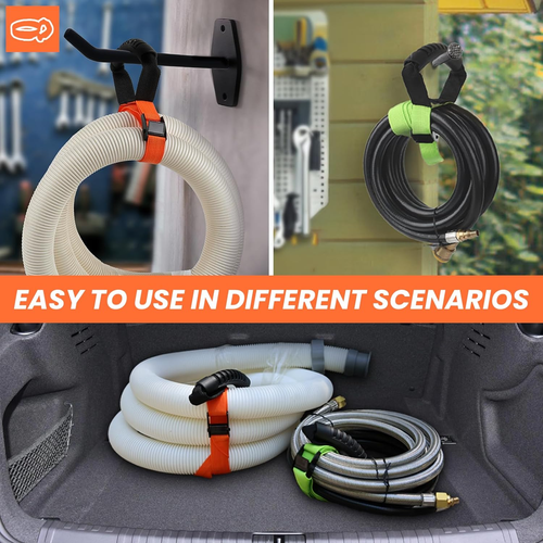 Heavy Duty Storage Straps with Handle(2 Pack) for Cables, Ropes and Hoses, Exten - Picture 6 of 12