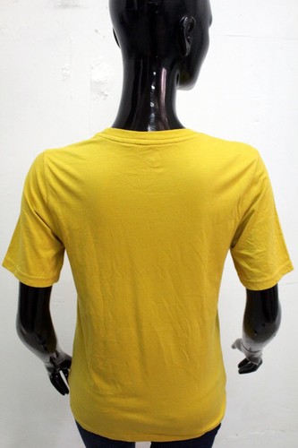 Timberland Women's Size M T-Shirt Short Sleeve Yellow Cotton - Picture 10 of 12