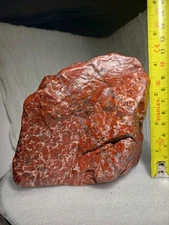 1430g Red Iddingsite crystal minerals rock freeform Specimen natural