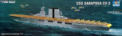 NEW Trumpeter 1/350 USS SARATOGA (CV-3) Aircraft Carrier