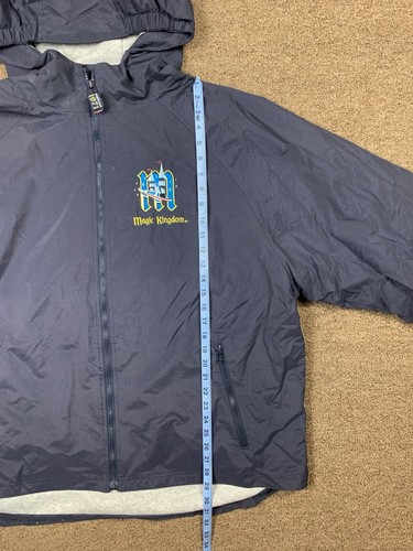 Vintage Walt Disney Magic Kingdom Windbreaker Adult XL Lined Parks 90s Mickey - Picture 6 of 13