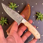 Hunting Skinner Knives | Damascus Steel | Premium Pakka Wood Handle | D139a — photo 3