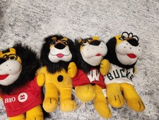 Hubert the Lion Harris Bank lot of 4 Plush Stuffed Animal